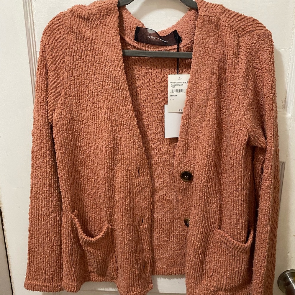 NEW NWT! Code x mode pink cardigan